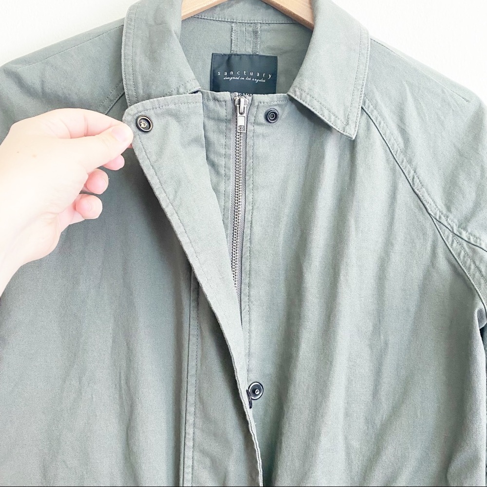 Sanctuary Olive Utility Anorak Jacket - Picture 5 of 13